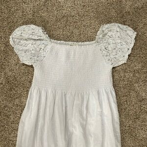 Anna-Kaci White Maxi Dress size L